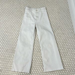 Zara Marine Jeans Size 4 white